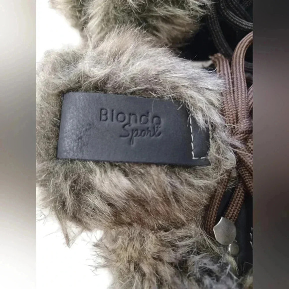 Blondo Sport Black Leather Winter Calf Length Boots Size 9M - Picture 5 of 9